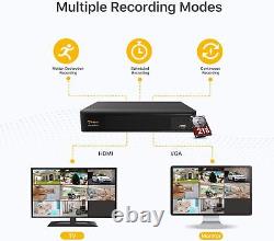 Anlapus 5MP Lite 8CH DVR Avec Disque Dur de 2To Enregistreur CCTV Pour Système de Caméra
