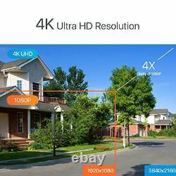 Anlapus 8ch Ultra Hd 4k Home Security Camera System, H. 265+ 4k 8mp Dvr Recorder
