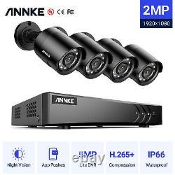 Annke 5mp Lite 8+2ch Dvr 3000tvl Caméra De Surveillance Extérieure Kit Système De Sécurité À La Maison