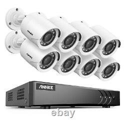 Annke 8+2ch 5mp-n Dvr Enregistreur 3000tvl Caméra Cctv Outdoor Home Security System