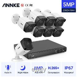 Annke 8ch 4k Video 8mp Nvr Full Color Cctv Ip Camera Poe Système De Sécurité À La Maison
