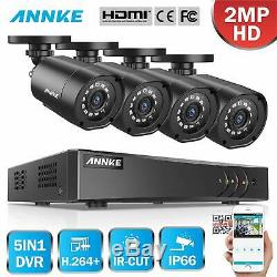 Annke Caméra Cctv Systems 1080p Lite 8 + 2 Canaux Dvr Avec 4x Hd 1080p Extérieure B
