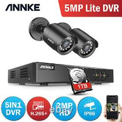 Annke Smart 1080p Cctv System 3000tvl Caméra 8+2ch 5mp Lite Dvr Security Remote