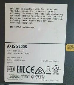 Axe S2008 8 Canaux Cctv Enregistreur Serveur Avec 8 X Licences Axis Camera Station