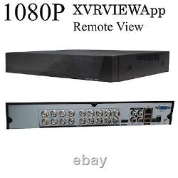 Boîte enregistreuse DVR CCTV 16 canaux 1080P HD système CCTV HDMI H. 265+ avec disque dur de 1To