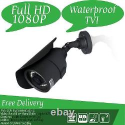 Caméra de surveillance Hikvision CCTV HD 1080P 4CH DVR Recorder Kit Système de sécurité à domicile en extérieur