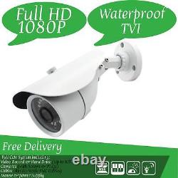 Caméra de surveillance Hikvision CCTV HD 1080P 4CH DVR Recorder Kit Système de sécurité à domicile en extérieur