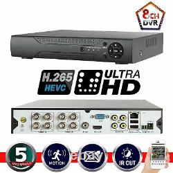 Casperi Cctv 4/8/16 Ch Dvr 5.0mp Ahd Tvi 1920p Ultra Hd Video Recorder System Uk
