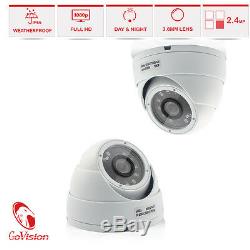 Cctv 16ch 8ch Dvr Kit Système De Caméras De Sécurité Pour La Maison En Plein Air Avec Enregistrement Hd 2.4mp 1080p