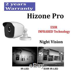 Cctv 4ch Dvr 8ch Enregistrement Hd 1080p Grand Angle Home Security Kit Système De Caméra