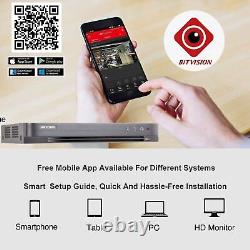 DVR Turbo Hikvision 5MP HD iDS-720HQHI Système de sécurité CCTV à 4/8/16 canaux HDTVI