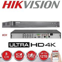 Ds-7208hthi-k2 Hikvision 8 Canaux 8mp(4k) Hd-tvi Turbo 4.0 Dvr