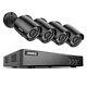 E200 1080p Système De Caméras De Surveillance Extérieure, 8 Canaux 5mp Lite Dvr Et 4 X 2mp