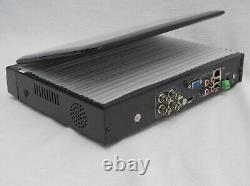 Enregistreur 4 canaux CCTV DVR 1080N avec moniteur intégré de 10.1 pouces + disque dur de 1 To installé