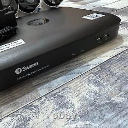 Enregistreur CCTV AHD DVR Swann DVR8-4980 8 canaux 5MP Super HD 1080p avec disque dur de 2 To + caméras