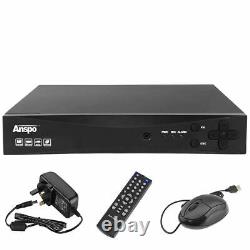 Enregistreur DVR CCTV intelligent ANSPO 5MP 4 canaux HDMI pour systèmes de caméras de sécurité au Royaume-Uni.