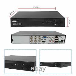 Enregistreur DVR CCTV intelligent ANSPO 5MP 4 canaux HDMI pour systèmes de caméras de sécurité au Royaume-Uni.