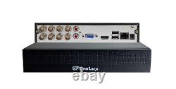 Enregistreur DVR Prolux CCTV XVR 8CH 1080P 2MP HDMI VGA Dahua gDMSS iDMSS plus