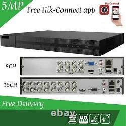 Enregistreur DVR Smart CCTV 8 16 canaux FULLHD 5MP 1080P Vidéo HD VGA HDMI BNC Royaume-Uni