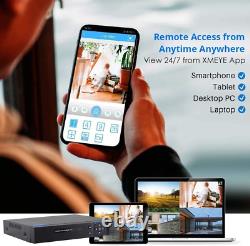 Enregistreur DVR Smart CCTV avec disque dur de 1 To, 4 canaux AHD HD 1080N HDMI BNC, pour la maison au Royaume-Uni.