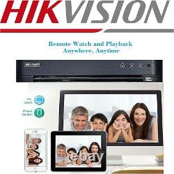 Enregistreur Dvr Hikvision Original 5mp Caméras Full Hd Kit Complet Bundle Uk Specs