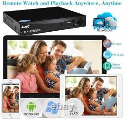 Enregistreur de boîte DVR intelligent ANSPO 4/8/16 canaux CH 1080 HD système HDMI UK