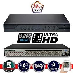Enregistreur vidéo CCTV 32 canaux AHD 1920P VGA HDMI BNC UK Smart Digital 5MP DVR