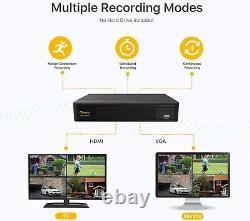 Enregistreur vidéo CCTV Anlapus 1080p 8CH 1TB HDMI pour système de caméras de sécurité