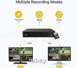 Enregistreur vidéo CCTV Anlapus 1080p 8CH HDMI pour système de caméras de sécurité à domicile