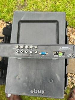 Enregistreur vidéo CCTV réseau sans fil 4 canaux 10 écrans LCD DVR NVR avec écran LCD