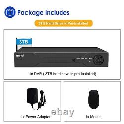 Enregistreur vidéo DVR 4CH CCTV HD 1080P HDMI 5in1 pour système de caméra de sécurité domestique