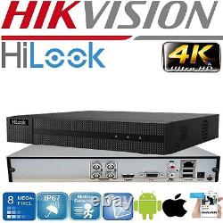 Enregistreur vidéo Hikvision Hilook 4k Cctv Hd Dvr 4/8/16ch 4k 8mp Hdmi intérieur Uk
