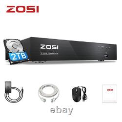 Enregistreur vidéo à 8 canaux ZOSI CCTV DVR 8MP avec disque dur de 1 To pour système de caméra