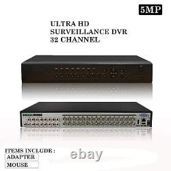 Enregistreur vidéo de sécurité 32 canaux DVR 5MP Smart CCTV Full HD HDMI H.265 AHD TVI