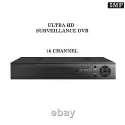 Enregistreur vidéo de surveillance intelligent CCTV 5MP 4/8/16/32 CH DVR 4in1 caméra AHD TVI