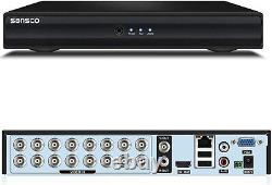 Enregistreur vidéo numérique CCTV 16 canaux HD 1080N VGA HDMI DVR pour système de sécurité