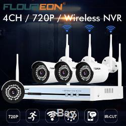 Floureon 4ch Sans Fil Wifi 1080p Cctv Nvr Dvr Camera Security System Ip