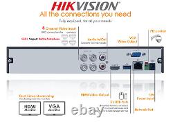 HIKVISION CCTV 8MP Enregistreur DVR Système de Caméras de Sécurité de Surveillance à Domicile 4K Royaume-Uni