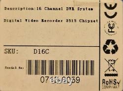 H. 264 Système D'enregistrement Vidéo Numérique De Réseau À 16 Canaux Dvr