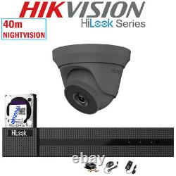 Hikvision 1080p Dvr Recorder 3000tvl Caméra Cctv 40m Ir Home Security System Hd