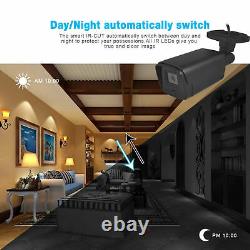 Hikvision 4/8 Caméra Cctv System Hd 1080p 8ch Dvr Home Kit Night Vision Outdoor