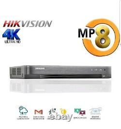 Hikvision 8mp 8 Canal Dvr 500 Go Hdfull Ultra Hd Enregistreur Vidéo Ds-7208huhi-k1