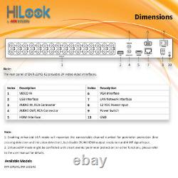 Hikvision Cctv 4mp 1080p 32ch Dvr 32 Channel Hybrid Enregistreur Vidéo Numérique Hdmi