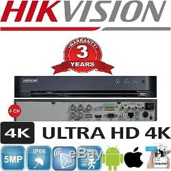 Hikvision Cctv Dvr Ds-7204huhi-k1, Ds-8huhi-k1 Ds-16huhi-ultra Hd 4k K2 Upto 8mp