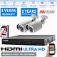Hikvision Cctv Full Hd 1080p 2.4mp Vision Nocturne Dvr Extérieur Sécurité à Domicile Uhd Kit