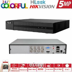 Hikvision Colour Cctv System Hd 8ch 5mp Dvr Enregistreur Caméra De Sécurité Kit Complet