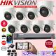 Hikvision Construit En Micro 5mp Cctv Kit 4/8/16ch Dvr Recorder Hd Dome Camera Outdoor
