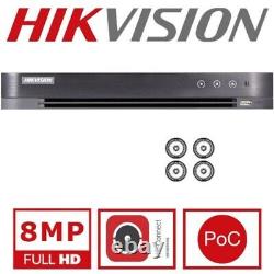Hikvision Ds-7204huhi-k1/p 4 Canaux Cctv Recorder Tvi Turbo Hd 4.0 4ch 5mp Dvr