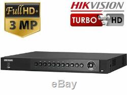 Hikvision Ds-7208huhi-f2 / N 8 Canaux Cctv Magnétoscope Numérique Tvi / Ahd / Cvbs / Ip Caméra