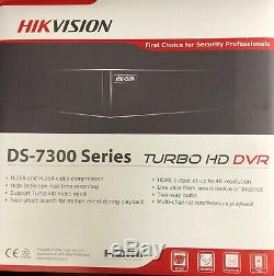 Hikvision Ds-7316hqhi-k4 Turbo Hd Dvr Caméra Cctv Recorder 1080p 4tb 16ch Nouveau